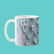 Star of David Lace Background mugs