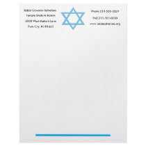 Star of David Letterhead by CMYK_Designs Star of David Letterhead