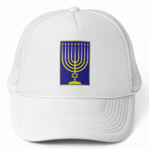 Star of David Menorah hats by shopaholicchick Star of David Menorah hats