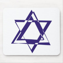 Star of David Mouse Pads