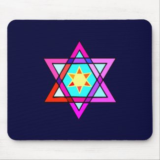 Star Of David mousepad
