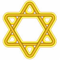 Star of David Ornament photo sculptures by AuntBetsy Star of David Ornament photo sculptures