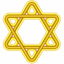 Star of David Ornament photo sculptures