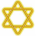 Star of David Ornament Cut Outs