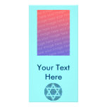 Star of David Personalized Photo Card
