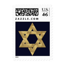 Star of David Postage Stamp