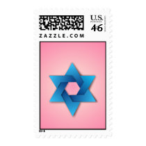 Star of David Postage Stamp