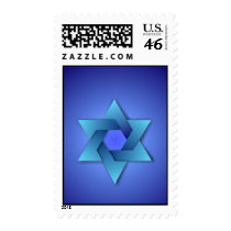 Star of David Postage Stamp