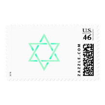 Star of david postage stamp