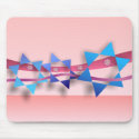 Star of David & Ribbons Mousepad mousepad