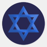 Star of David Round Sticker