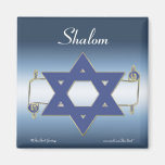 Star of David Scroll Magnet