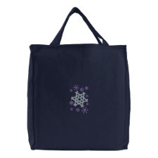 Star of David Snowflake embroideredbag