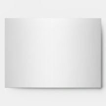 Star of David White Invitation Size Envelope
