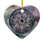 Star of Fey Heart Ornament