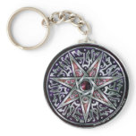 Star of Fey Round Keychain