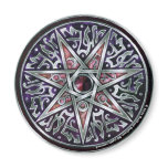 Star of Fey Round Magnet