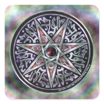 Star of Fey Square Sticker
