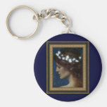 Star of Heaven by- Edward Robert Hughes Key Chain