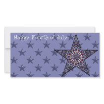 Star of Independence Photo Card photo cards