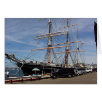 Star Of India At The San Diego Maritime Museum Greeting Cards
