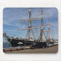 Star Of India At The San Diego Maritime Museum Mouse Mats