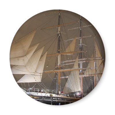 Star Of India Sails Sailing Ships Boats Magnet by lifesphere