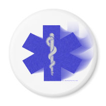 Star Of Life Art Gift magnets by RealSlogans Star Of Life Art Gift magnets