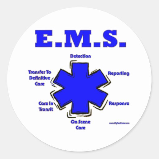 star-of-life-meaning-emt-paramedic-classic-round-sticker-zazzle