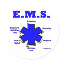 Star Of Life Meaning EMT Paramedic stickers