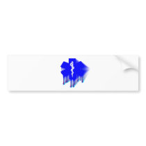 Star Of Life Melting bumper stickers by RealSlogans Star Of Life Melting bumper stickers