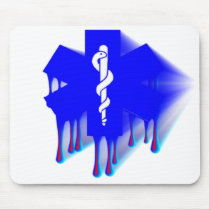 Star Of Life Melting mousepads by RealSlogans Star Of Life Melting mousepads