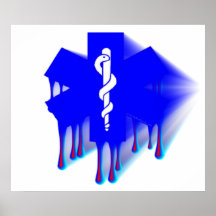 Star Of Life Melting Posters