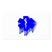 Star Of Life Melting business cards by RealSlogans Star Of Life Melting business cards