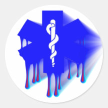 Star Of Life Melting Sticker