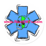 Star of life skull  Sticker