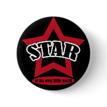 Star of my own little world buttons