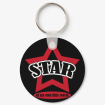 Star of my own little world keychains