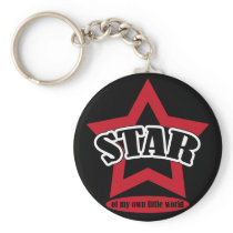 Star of my own little world keychains