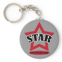 Star of my own little world keychains
