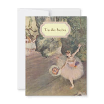 Star of the Ballet - A Ballet Recital Invitation