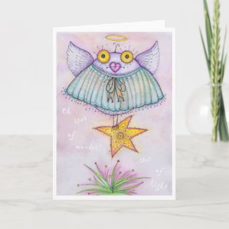 Star of wonder Christmas card