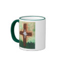 Star on Cross mug by joyfulwords Star on Cross mug