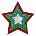 Star Ornament Template Large photo sculptures