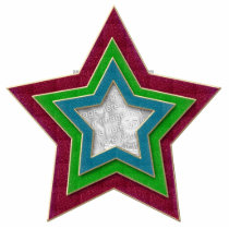 Star Ornament Template Large photo sculptures