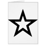 Star outline cards