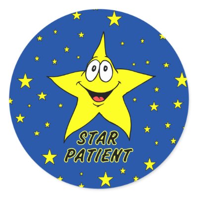 Star Patient Stickers by chiropracticbydesign