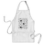 Star Pattern - Black Aprons