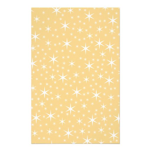 Gold Star Stationery Custom Gold Star Stationary Zazzle