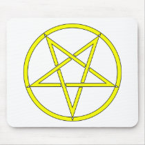 Star Pentagram Five 5 Pointed Symbol Classic Comic Mouse Pads
